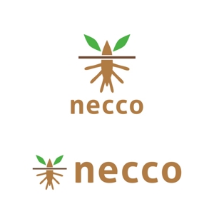 Yolozu (Yolozu)さんのWeb雑貨屋の「necco (根っ子）」のロゴへの提案