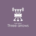 ＊ sa_akutsu ＊ (sa_akutsu)さんの美容室　「Three arrows」のロゴへの提案