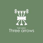 ＊ sa_akutsu ＊ (sa_akutsu)さんの美容室　「Three arrows」のロゴへの提案