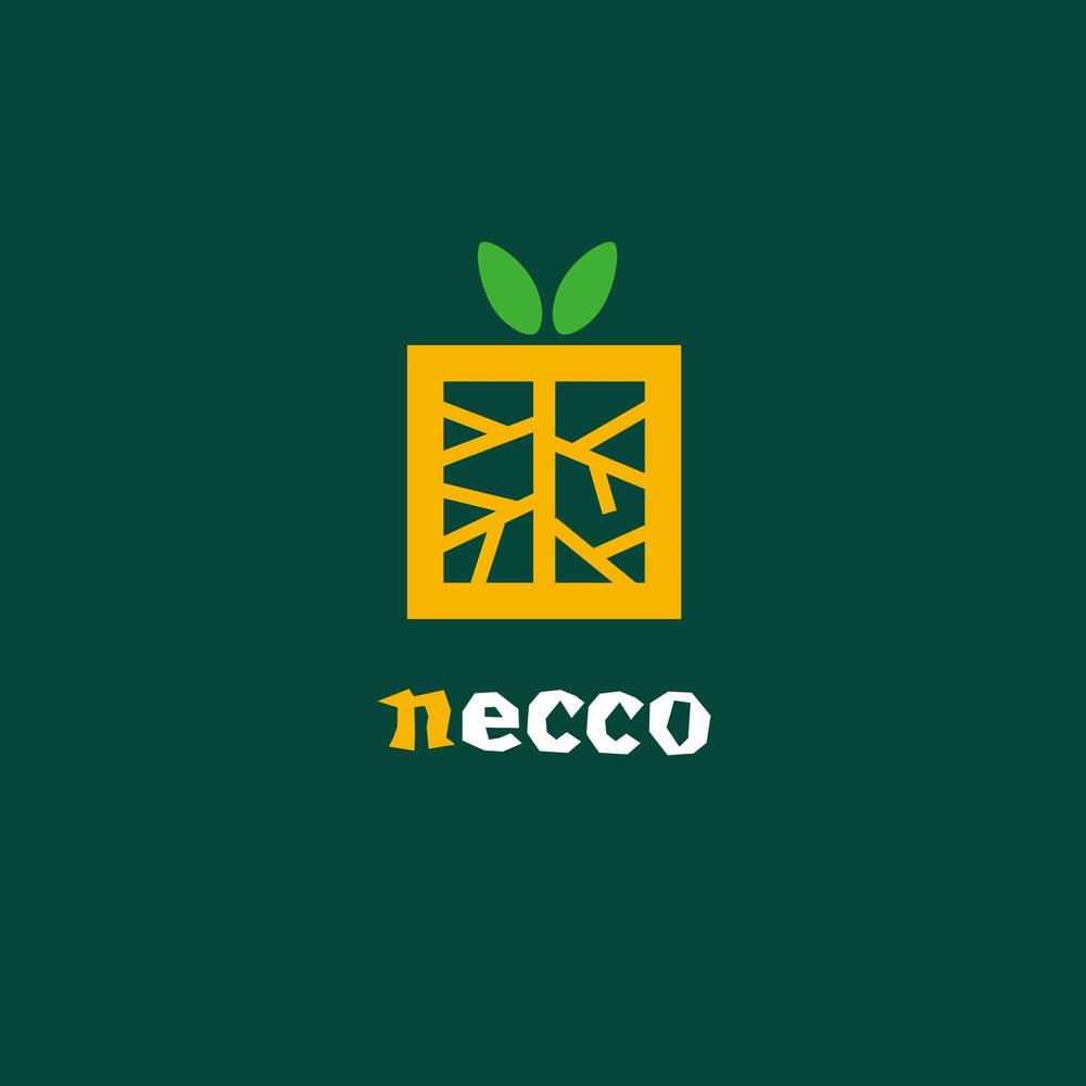 Web雑貨屋の「necco (根っ子）」のロゴ