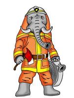 爆弾小僧 (Mitchy66)さんの消防学校のキャラクターデザインへの提案