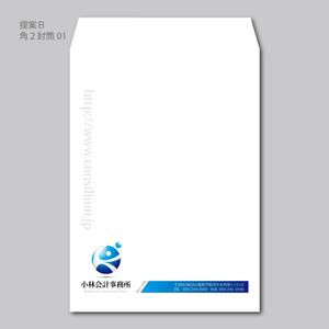 elimsenii design (house_1122)さんの会計事務所の封筒デザインへの提案