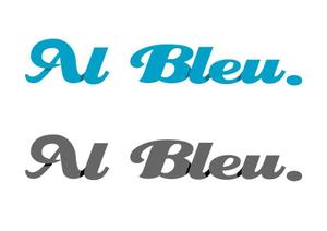 renamaruuさんのアパレルショップMENZ-STYLEの新ブランド「AL BLEU.（オールブルー）」ロゴへの提案