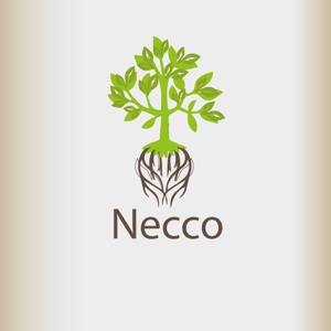TT (andreinazerpa24)さんのWeb雑貨屋の「necco (根っ子）」のロゴへの提案