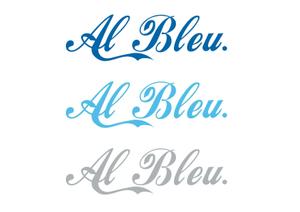 urara0178さんのアパレルショップMENZ-STYLEの新ブランド「AL BLEU.（オールブルー）」ロゴへの提案