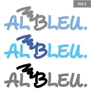 ＢＬＡＺＥ (blaze_seki)さんのアパレルショップMENZ-STYLEの新ブランド「AL BLEU.（オールブルー）」ロゴへの提案