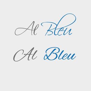 TT (andreinazerpa24)さんのアパレルショップMENZ-STYLEの新ブランド「AL BLEU.（オールブルー）」ロゴへの提案