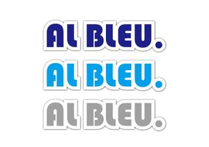 satoshi31048044さんのアパレルショップMENZ-STYLEの新ブランド「AL BLEU.（オールブルー）」ロゴへの提案