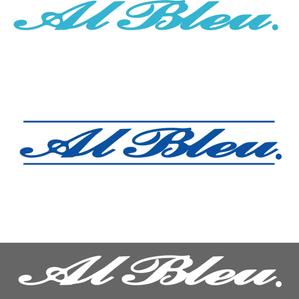 SUN DESIGN (keishi0016)さんのアパレルショップMENZ-STYLEの新ブランド「AL BLEU.（オールブルー）」ロゴへの提案