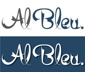 macmiyaさんのアパレルショップMENZ-STYLEの新ブランド「AL BLEU.（オールブルー）」ロゴへの提案