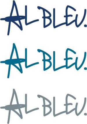 kaneda223さんのアパレルショップMENZ-STYLEの新ブランド「AL BLEU.（オールブルー）」ロゴへの提案