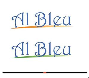 IandO (zen634)さんのアパレルショップMENZ-STYLEの新ブランド「AL BLEU.（オールブルー）」ロゴへの提案