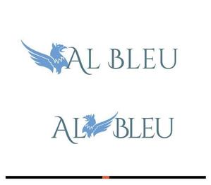 IandO (zen634)さんのアパレルショップMENZ-STYLEの新ブランド「AL BLEU.（オールブルー）」ロゴへの提案