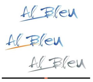 IandO (zen634)さんのアパレルショップMENZ-STYLEの新ブランド「AL BLEU.（オールブルー）」ロゴへの提案