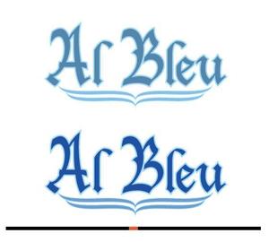 IandO (zen634)さんのアパレルショップMENZ-STYLEの新ブランド「AL BLEU.（オールブルー）」ロゴへの提案