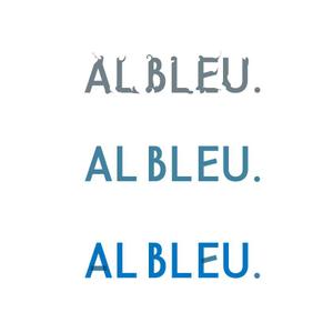 滝沢克己 (yusanso)さんのアパレルショップMENZ-STYLEの新ブランド「AL BLEU.（オールブルー）」ロゴへの提案