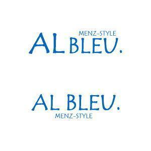 FORME DESIGN (fd-ino3)さんのアパレルショップMENZ-STYLEの新ブランド「AL BLEU.（オールブルー）」ロゴへの提案