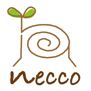 takenonさんのWeb雑貨屋の「necco (根っ子）」のロゴへの提案