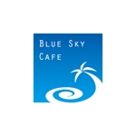 nabe (nabe)さんの新規オープンの南国系カフェ「Blue Sky Cafe」のロゴへの提案