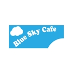 enj19 (enj19)さんの新規オープンの南国系カフェ「Blue Sky Cafe」のロゴへの提案