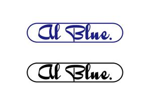 アベケイイチ (keiichi2014)さんのアパレルショップMENZ-STYLEの新ブランド「AL BLEU.（オールブルー）」ロゴへの提案