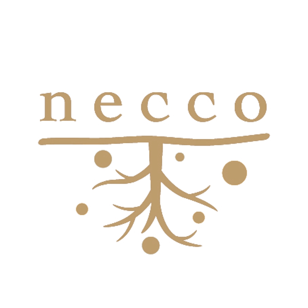 Web雑貨屋の「necco (根っ子）」のロゴ