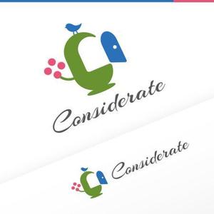 Veritas Creative (veritascreative)さんの美容室経営会社　「　Considerate INK.　」のロゴへの提案