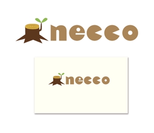 hirohiro1700さんのWeb雑貨屋の「necco (根っ子）」のロゴへの提案
