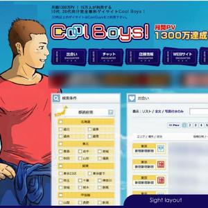 awn (awn_estudio)さんの同性愛者向け出会いサイト(Cool Boys !)のロゴ作成への提案