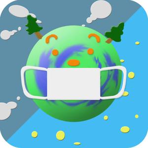 jyardinさんのiPhone Android アプリ「大気汚染予報（PM2.5と黄砂の予測）」のアイコンへの提案