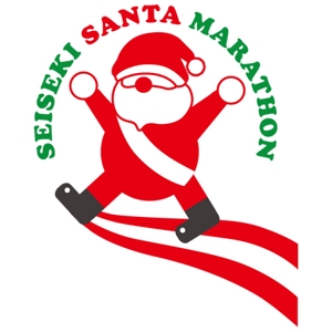 uscita design (kukkakaali)さんのサンタクロースだらけのマラソン大会「聖蹟サンタマラソン」の大会ロゴへの提案