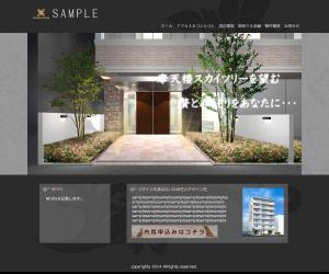 NOBINOBI (npc_jikerudo)さんの新築賃貸マンションの紹介　HPのTOPデザインへの提案