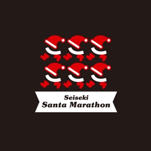＊ sa_akutsu ＊ (sa_akutsu)さんのサンタクロースだらけのマラソン大会「聖蹟サンタマラソン」の大会ロゴへの提案