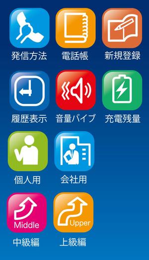 rausu555 (rausu55)さんの株式会社ジャコスの「かんたんスマホ」のボタンへの提案
