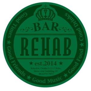 skyKINO (ykinoshita6969)さんのBAR「REHAB」の看板への提案