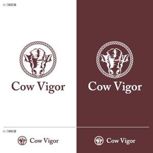take5-design (take5-design)さんの農業全般に対する総合サービス業「Cow  Vigor」のメインロゴへの提案
