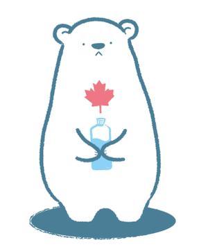 hasiko (hasiko)さんのカナダのくまのキャラクターデザインへの提案