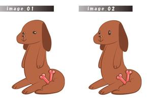 まる ()さんのイヌのキャラクターデザインへの提案