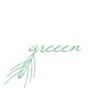 GraphChikenさんの海外の　カフェ　『 Greeen 』 のロゴへの提案