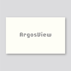 tanaka10 (tanaka10)さんのソフトウェア製品　「ArgosView」のロゴへの提案