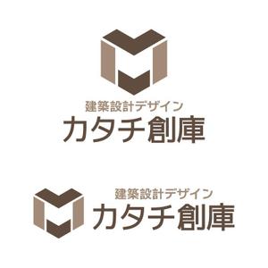 tsujimo (tsujimo)さんの木造住宅メインの建築設計事務所「建築設計デザイン　カタチ創庫」のロゴへの提案