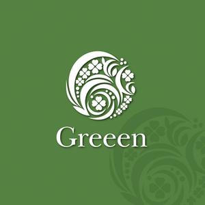 石田秀雄 (boxboxbox)さんの海外の　カフェ　『 Greeen 』 のロゴへの提案