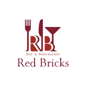 takohachiさんのヨーロッパのバーレストラン 『Red Bricks』　赤レンガ　のロゴへの提案