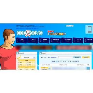 ティーレックス有限会社 (sabatarou)さんの同性愛者向け出会いサイト(Cool Boys !)のロゴ作成への提案