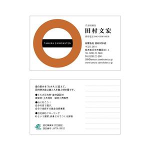 さんの会社の名刺デザイン制作への提案