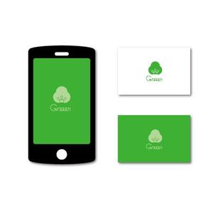 さんの海外の　カフェ　『 Greeen 』 のロゴへの提案