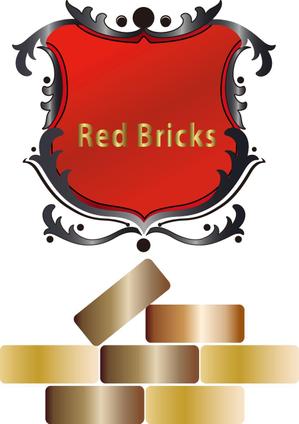 KM7Production (keisukemurata)さんのヨーロッパのバーレストラン 『Red Bricks』　赤レンガ　のロゴへの提案