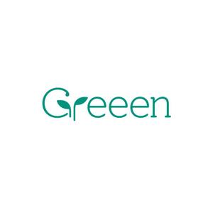 kaeru-4gさんの海外の　カフェ　『 Greeen 』 のロゴへの提案