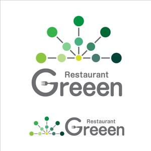 NOI (noi802)さんの海外の　カフェ　『 Greeen 』 のロゴへの提案