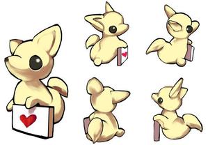 ゆべし (yuveshi)さんのイヌのキャラクターデザインへの提案
